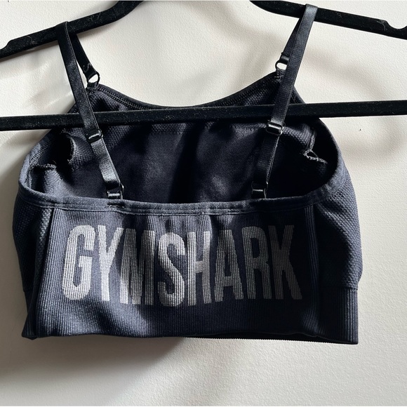 Women’s GymShark Black SportsBra Size XS - Picture 3 of 4